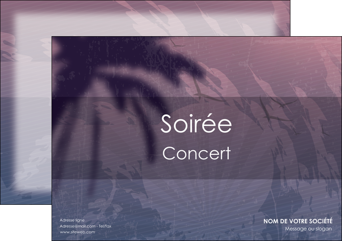 modele affiche soiree concert show MID42762