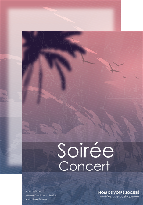 realiser affiche soiree concert show MIDCH42770