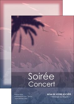 creation graphique en ligne flyers soiree concert show MIDCH42774