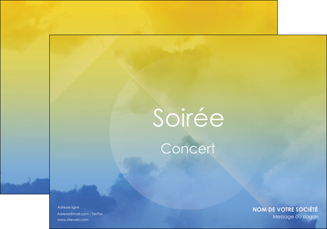 personnaliser maquette affiche soiree concert show MIFBE42790