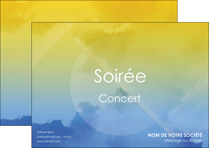 modele en ligne affiche soiree concert show MIDCH42792