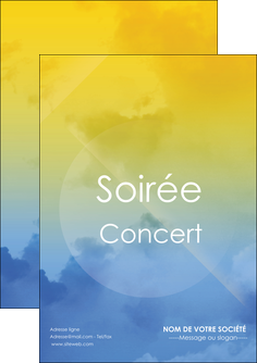 personnaliser modele de flyers soiree concert show MIFCH42804