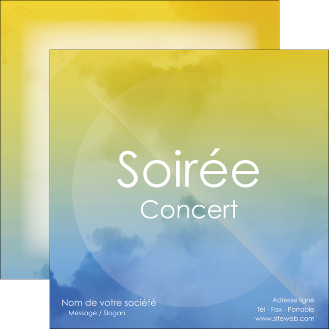 personnaliser modele de flyers soiree concert show MID42808