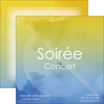personnaliser modele de flyers soiree concert show MIDCH42808
