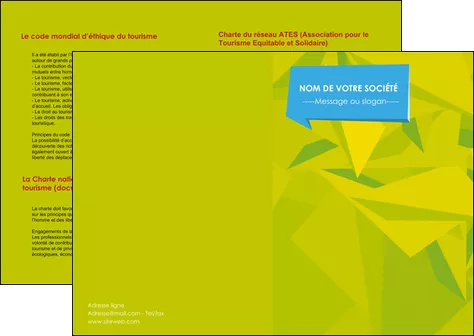 modele en ligne depliant 2 volets  4 pages  texture structure courbes MLGI43156