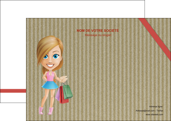 imprimer affiche vetements et accessoires shopping emplette fille MLGI43616