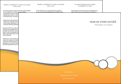 cree depliant 3 volets  6 pages  texture structure design MIS43894