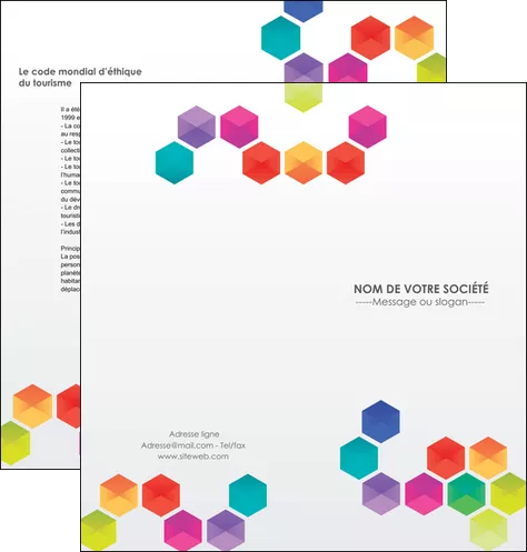 exemple depliant 2 volets  4 pages  texture structure design MLIGLU44120