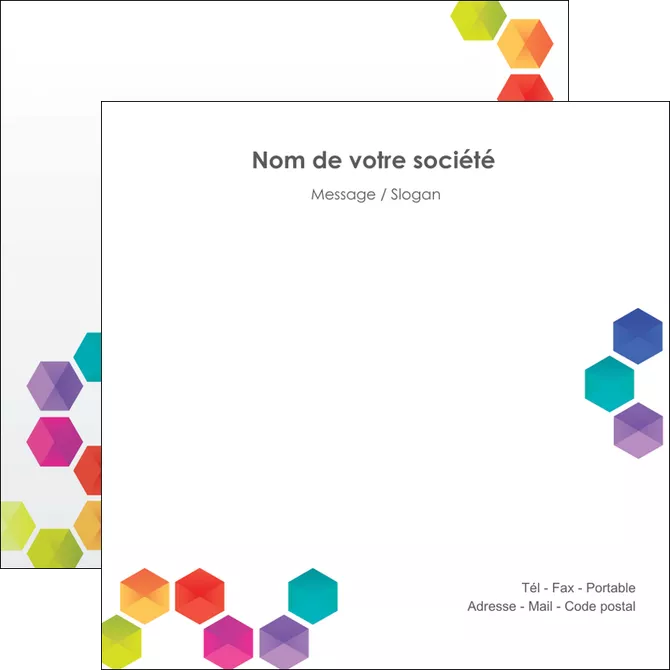 personnaliser modele de flyers texture structure design MIFLU44150