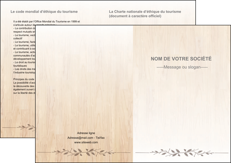 creation graphique en ligne depliant 2 volets  4 pages  texture contexture structure MIFCH44176