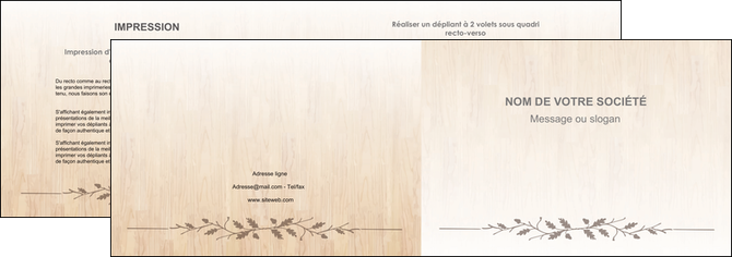 creation graphique en ligne depliant 2 volets  4 pages  texture contexture structure MIF44190