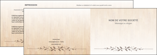 imprimer depliant 2 volets  4 pages  texture contexture structure MFLUOO44192