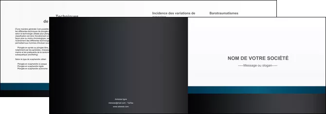 faire depliant 2 volets  4 pages  texture structure design MLIGLU44298