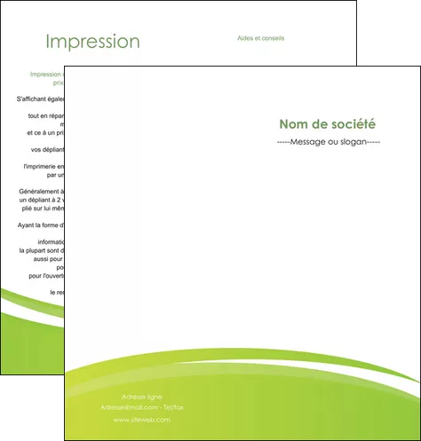 personnaliser modele de depliant 2 volets  4 pages  texture contexture structure MLGI44452
