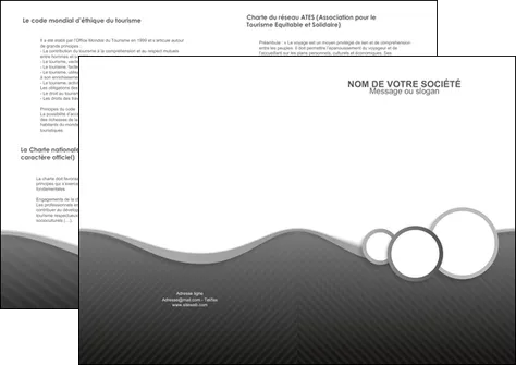 faire depliant 2 volets  4 pages  texture contexture structure MLGI44906