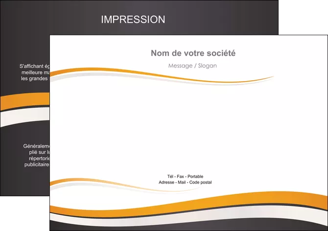 creation graphique en ligne flyers standard design abstrait MIFBE45130