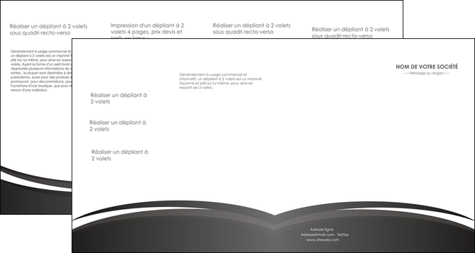 personnaliser modele de depliant 4 volets  8 pages  standard design abstrait MIFCH45148