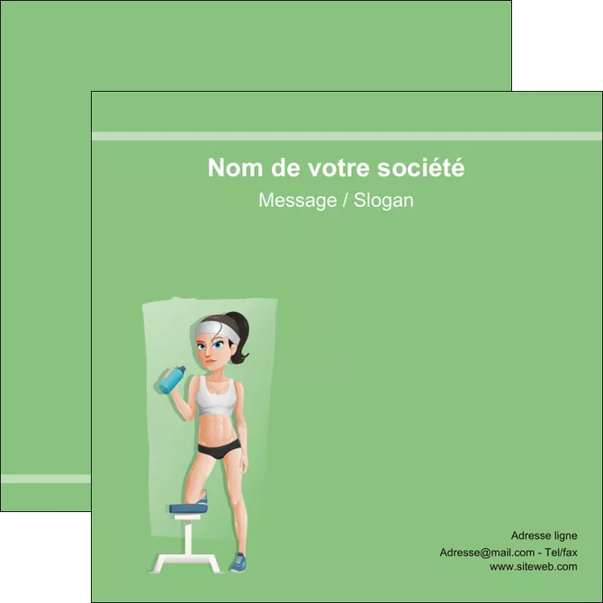 creer modele en ligne flyers sport sport sportive salle de sport MIFCH45190