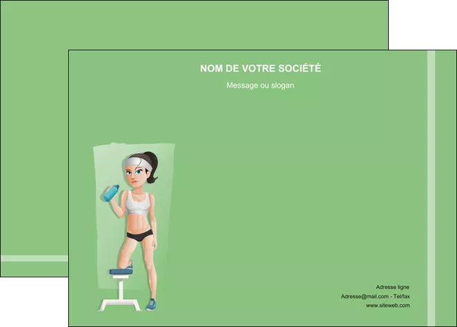 personnaliser modele de affiche sport sport sportive salle de sport MLGI45202