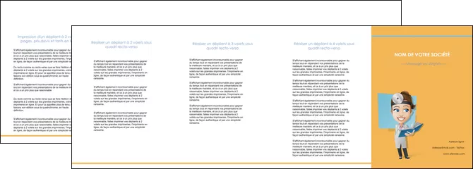 exemple depliant 4 volets  8 pages  materiel de sante medecin medecine sante MLGI45290