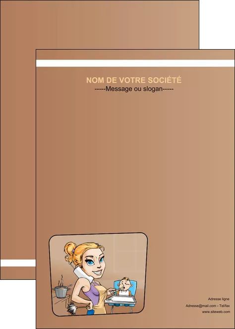 cree affiche menagere femme femme au foyer MLGI45414