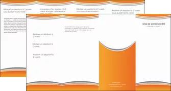 imprimerie depliant 4 volets  8 pages  standard design abstrait MIFBE45564