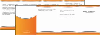 faire modele a imprimer depliant 4 volets  8 pages  standard design abstrait MIFBE45566