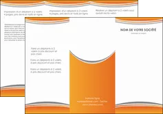 creation graphique en ligne depliant 3 volets  6 pages  standard design abstrait MIFBE45578