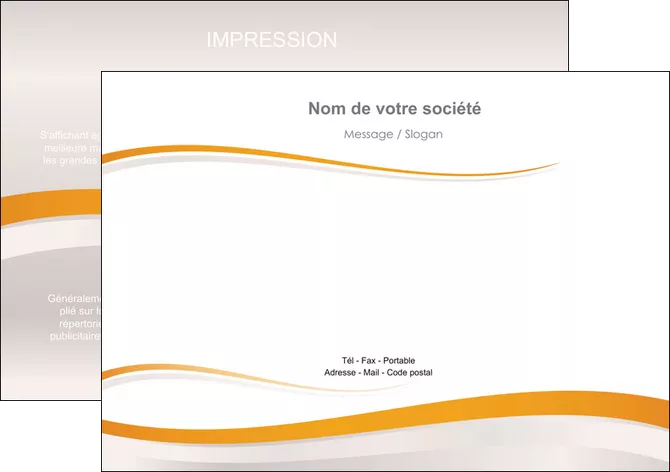 imprimerie flyers standard design abstrait MIFBE45676