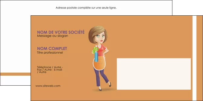 impression enveloppe menagere femme femme au foyer MIFCH45796