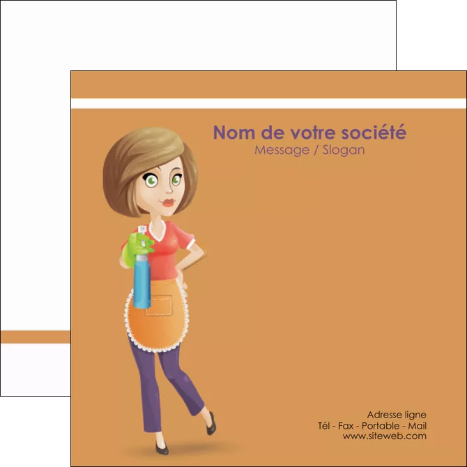 faire modele a imprimer flyers menagere femme femme au foyer MLGI45818