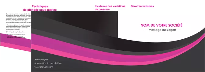 modele en ligne depliant 2 volets  4 pages  standard texture structure MIFLU45902