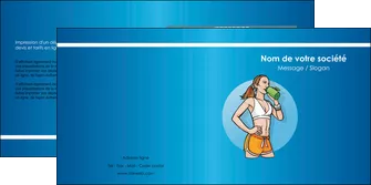 creer modele en ligne depliant 2 volets  4 pages  sport salle de sport salle de musculation sport MLGI45946