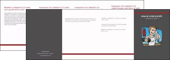 imprimerie depliant 4 volets  8 pages  sport musculation salle de musculation poids MLGI45968