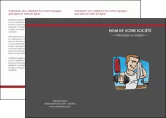 creer modele en ligne depliant 2 volets  4 pages  sport musculation salle de musculation poids MLGI45972