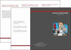 exemple depliant 3 volets  6 pages  sport musculation salle de musculation poids MLGI45980