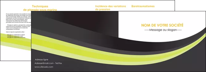 realiser depliant 2 volets  4 pages  standard texture abstrait MLGI46070