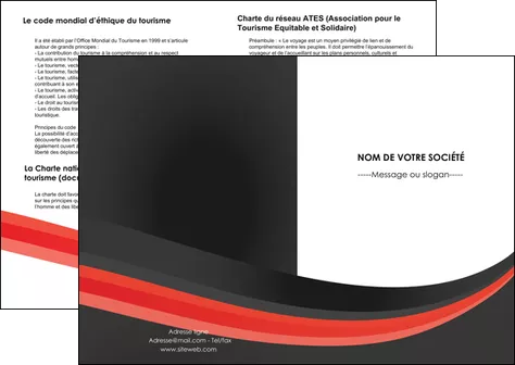 maquette en ligne a personnaliser depliant 2 volets  4 pages  standard texture abstrait MIFBE46182