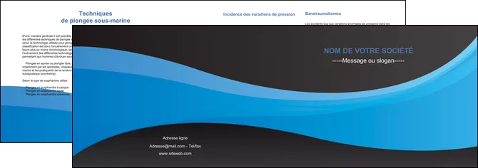 imprimer depliant 2 volets  4 pages  texture contexture structure MLGI46400