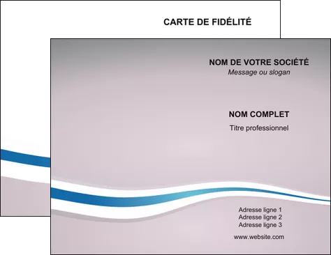 realiser carte de visite standard texture contexture MID46624