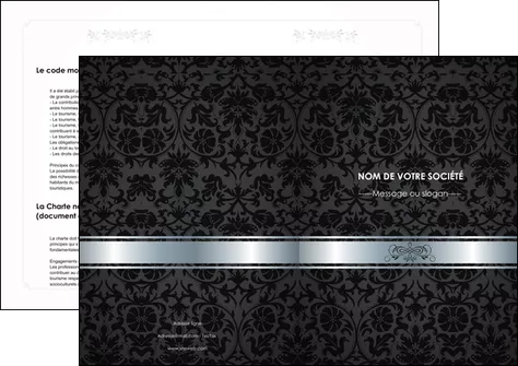 creer modele en ligne depliant 2 volets  4 pages  standard texture abstrait MLIGLU46666