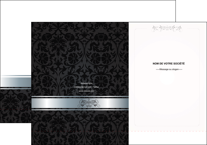 imprimerie pochette a rabat standard texture abstrait MIFCH46694