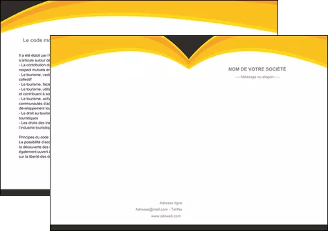 modele en ligne depliant 2 volets  4 pages  standard texture contexture MIFLU47272