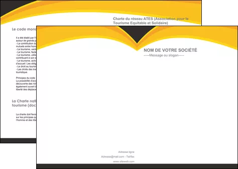 maquette en ligne a personnaliser depliant 2 volets  4 pages  standard texture contexture MLIGLU47306