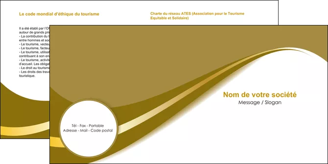 imprimer depliant 2 volets  4 pages  texture contexture structure MLGI47768