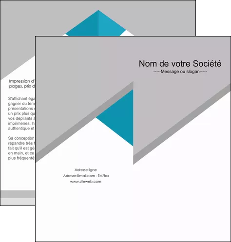 faire modele a imprimer depliant 2 volets  4 pages  texture contexture structure MIFBE48072