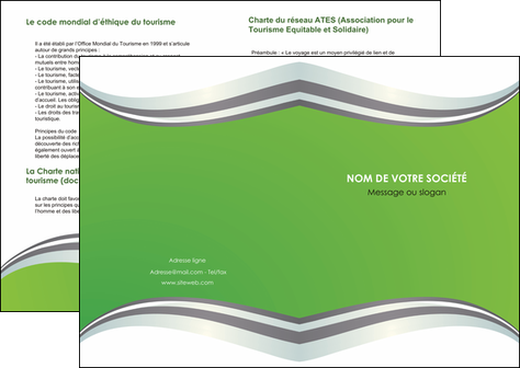 modele depliant 2 volets  4 pages  texture contexture structure MLGI49140