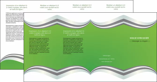 cree depliant 4 volets  8 pages  texture contexture structure MLGI49182