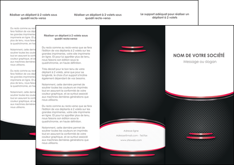 exemple depliant 3 volets  6 pages  texture contexture structure MLIGBE49516