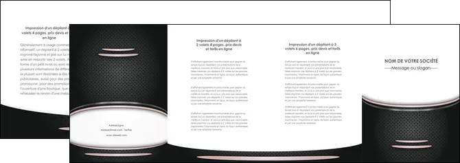 modele depliant 4 volets  8 pages  texture contexture structure MLGI49878